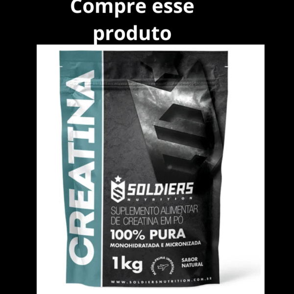 Creatina Monohidratada 1Kg 100% Pura Soldiers Nutrition Sem Sabor é um suplemento essencial para atletas e entusiastas do fitness que buscam maximizar seu desempenho.